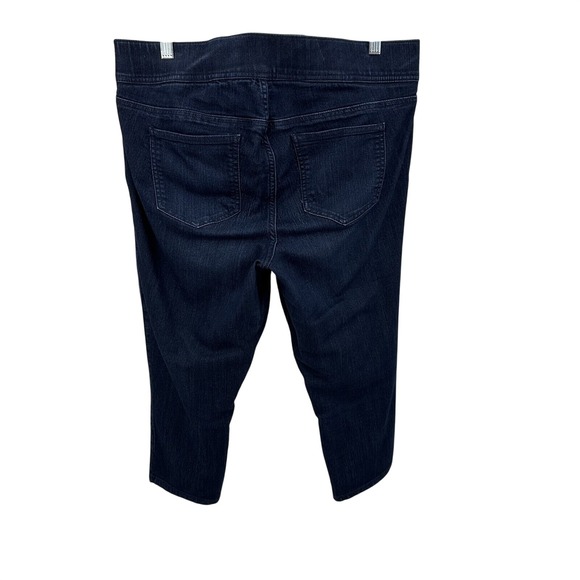 torrid Pants - Torrid Women Sz 35 Capri Jeans Pockets Pull On Super Soft Stretch Plus Casual